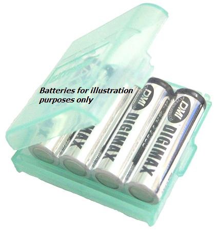 EXTREME Tough Storage Case for 4 AA/AAA batteries EXCLUSIVE NEW LOW PRICE ! PROTECT & STORE YOUR BATTERIES