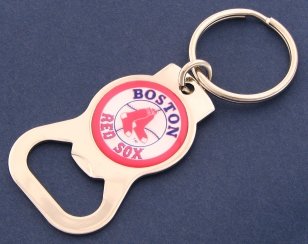 Boston Red Sox Bottle Opener Keychain