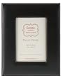 Leather Picture Frame, Black, 4x6