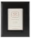 Leather Picture Frame, Black, 4x6