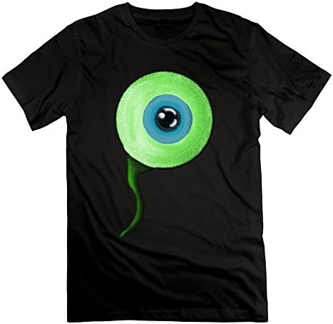 Leslie Men's Jacksepticeye Eye Logo Happy Wheels T Shirt Black XS