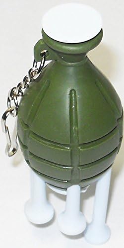 Funny Golf Tee Holder, Antitank Grenade Shape, with 6 PCS Different Size Plastic Tee, 1 Piece Ball Position Marker