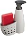 Casabella Sink Sider Soap Dispenser with Sponge Holder and Sponge