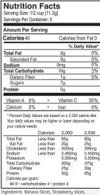 Mighty Crunch, Freeze-dried Strawberry Banana Slices Snack-12-pack