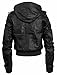 NE PEOPLE Women's Premium Fitted faux leather Zip Up Moto Jacket