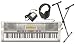 Casio WK200 76 Key Personal Keyboard Package - With Stand, Headphones and Power Supply