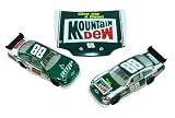 2008 NASCAR Winner's Circle . . . Dale Earnhardt Jr. #88 Mountain Dew Old School 2-Car 1/64 Diecast Set . . . Includes 1/24 Scale Hood