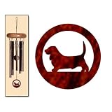 Basset Hound Wind Chimes X-SMALL Copper Vein