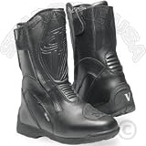Vega Touring Motorcycle Street Boots Black 8-13 - Part No. 250-108:2550-111