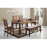 Corrigan Dining Table in Antique Oak, width 66in