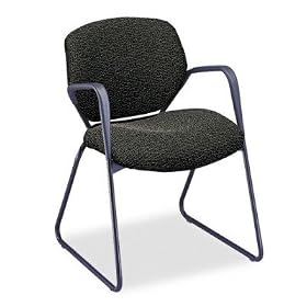 HON COMPANY Resolution 6200 Series Guest Arm Chair, Sled Base, Iron Gray Fabric