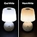 Signstek 12LED Battery Operated Wireless Motion Sensor Table Lamp with Cool White/Warm White Dual Color Range