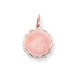 14k Rose Gold Saint Christopher Medal Pendant