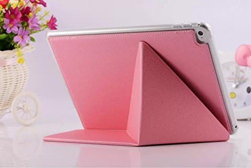 Showpin(TM) NEW iPad Air 2 Case - roocase Origami 3D iPad Air 2 2014 Slim Shell Case (Rose red)