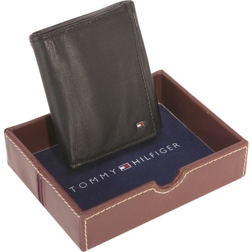 Tommy Hilfiger Wallets Slim Credit Card Trifold w/Valet Tray