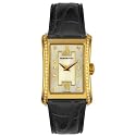 Bertolucci Fascino 913.501.68.A.671 18k Diamond Black Alligator Women's Watch