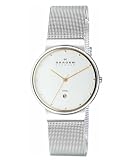 Skagen Mens 355LGSC Two-Tone Mesh Band Watch