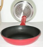 Frying pan 22cm dia 20cm Handle 5cm deep Carbon steel Nonstick  Scratch Proof  Guaranteed quality