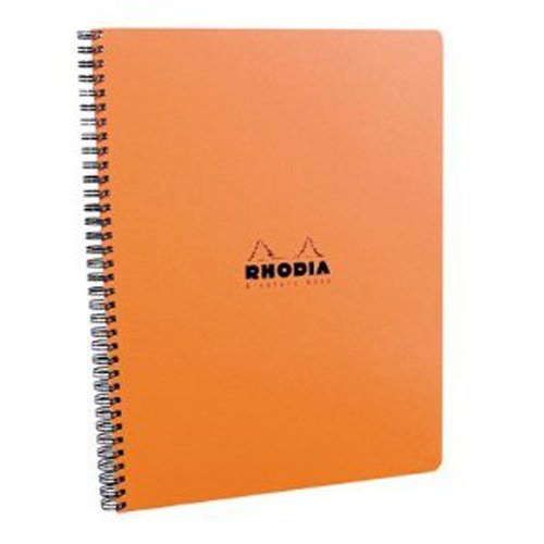 Rhodia 4 Color Book 9 in. x 11 3/4 in. orange Rhodia 4 Color Book 9 in. x 11 3/4 in. orange