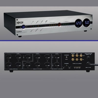 Tripp Lite Isobar AudioVideo Power Conditioning Center HT7300PC - Line conditioner - AC 120 V - 18 kW - 12 output connector - 2U