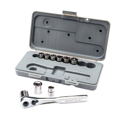 Craftsman 10 pc. 6 pt. 3/8 in. dr. metric socket wrench…