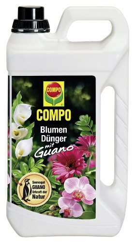 Compo 1204602 Blumendünger mit Guano 5 Liter