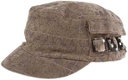 SCALA Felt Fluer Plaid Cap (BRN), Brown, LW329-ASST