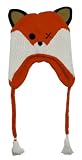 Bioworld Fox Wink Plush Nose W/ Appliques Knit Laplander Hat