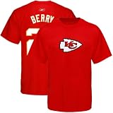 NFL Reebok Kansas City Chiefs #29 Eric Berry Red Scrimmage Gear T-shirt (Medium)