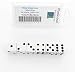 White Pastel Dice D6 with Black Pips 16mm (5/8in) Pack of 6 Wondertrail