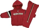 San Francisco 49ers Kids 4-7 Full Zip Hooded Jacket and Pant Set