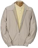 Microfiber jacket in Stone, Size L