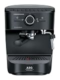 Produkt-Bild: AEG Cremapresso EA 250 Espressoautomat / 15 bar / 1.5 Liter / Thermo Block Technologie / BeheizteTassenablage / schwarz