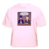 Super Hero Parody with Batman and Commissioner Gordon at the bar - Toddler Light-Pink-T-Shirt (4T)
