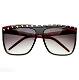 Celebrity Studded Party Rock Clubbing Neon 80s Retro Wayfarers Sunglasses