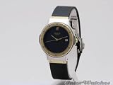 HUBLOT Classic Elegant Quartz Date Mens Watch in Steel & 18K Yellow Gold, Black Rubber Strap, With BOX & PAPERS 1525.100.2