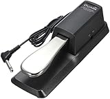 New Damper Sustain Pedal for Yamaha HMY Piano Casio Keyboard Sustain Ped Black By FamilyMall