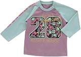 DISNEY・BABY ミッキー 幼児 長袖Tシャツ 紫 天竺 70402-95サイズ
