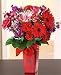 Rich 'n Rosy Red Flower Bouquet
