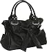 Black Leather ''Sofia'' Satchel by Vitalio