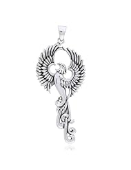 Cry of the Rising Phoenix Sterling Silver Pendant