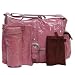 Kalencom Designer Boutique Baby Pink Corduroy Tote Diaper Bag Gift