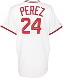 Tony Perez Autographed Jersey | Details: Cincinnati Reds, Throwback, White, HOF 2000 Inscription