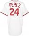 Tony Perez Autographed Cincinnati Reds Throwback White Jersey with HOF 2000 Inscription