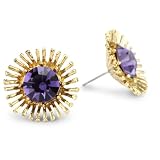 Betsey Johnson Tzarina Princess Flower Crystal Stud