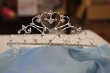 (BIG)Elegant Bridal Wedding Tiara Crown with Crystal Party Accessories DH2303(SILVER)