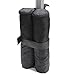 King Canopy Weight Bags for Instant Pop Up Canopy, Shelter, Sand Bags, Leg Weight, Patio, 4 Pack, Black, INAWB400