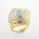 Tech Sterling Silver Pinwheel Diamond Accent Laser Etched Ring Size 7