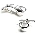 Chef Hat Culinary Sterling Silver Cufflinks Cuff Links