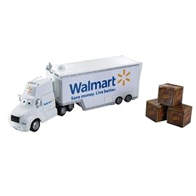 CARS WALMART Hauler Wally by Mattel